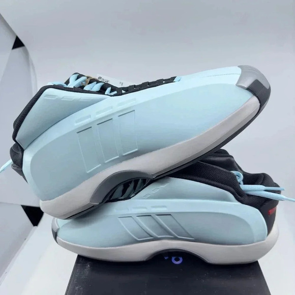 New Adidas Crazy 1 Ice Blue Sneaker Shoes Supplier Color Core Black Mens Sz 10.5 main image 4